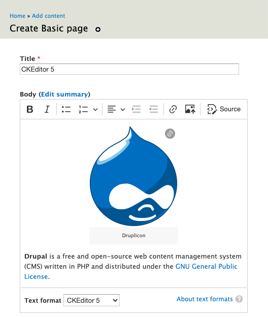 Editing an image that has been uploaded using CKEditor 5 for Drupal 7